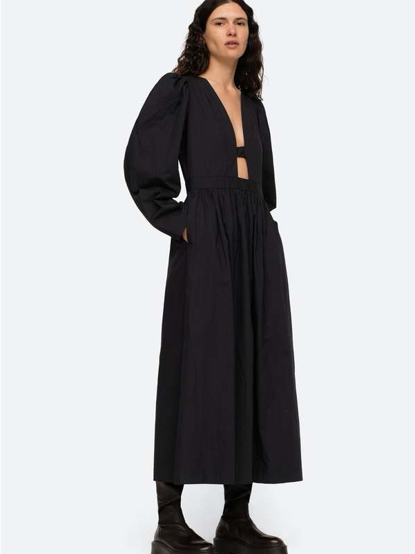 Sea New York Steph L/S Dress - Black